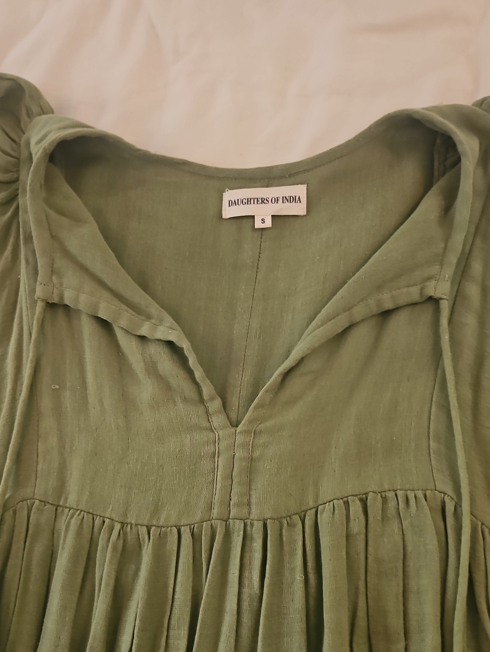 Daughters Of India, Green Dress, Small - Picture 7 of 7
